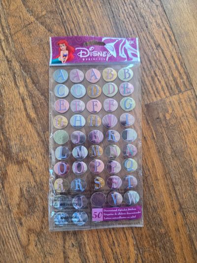 Brand New Disney letter stickers
