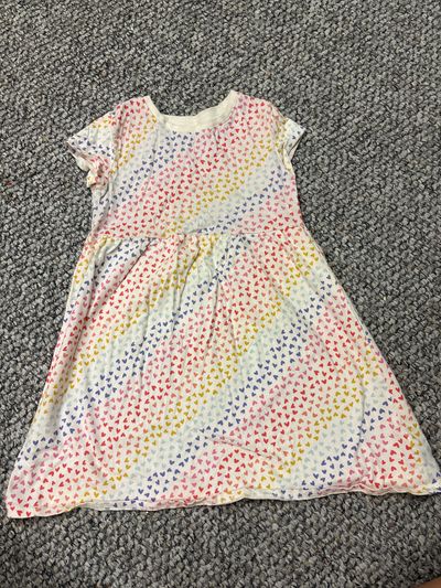 Old navy Rainbow heart dress 5T