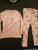 Tinoluling Peach long-sleeved top with a penguin pant. 6T/6