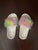 Place Girls Sandals with rainbow fur 12 (Lil' Kid)