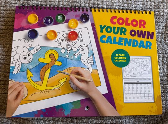 Key Craft NEW- Color Your Own Calendar