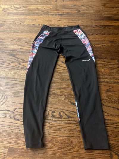 Adidas black leggings  14-16