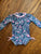 Rufflebutts floral swim One piece swim long sleeve 6-12 Months