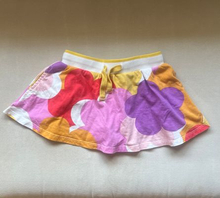 Mini Boden floral skirt Size 3/4y has built in shorts 3T