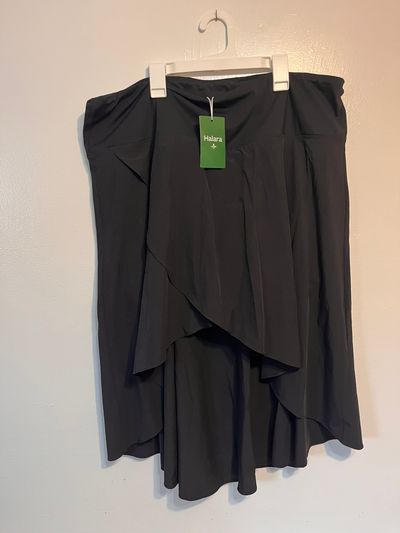 Halara NWT!! Black Wrap Skirt Women's 2X