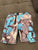 Target Blue and gray boys swim trunks with drawstring 5T/5