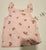 Carters peach onesie tank top New with tag. Bottom is folded up in photo 24 Months