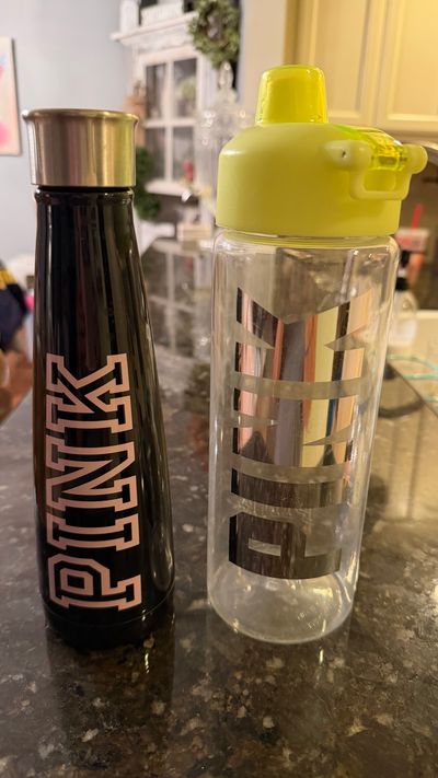 PINK 2 NEW water bottles