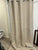 Beige & Gold Star Curtain 4 panel 4 panels each panel 84 in long