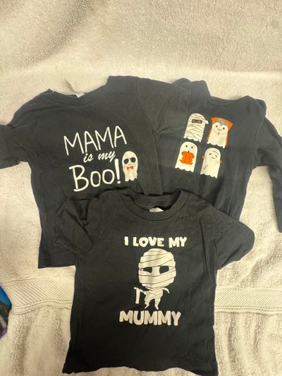 3 Halloween Shirt Bundle Bella+Canvas and old navy 3 Halloween Shirt Bundle. Bella+Canvas and Old Navy 12-18 Months