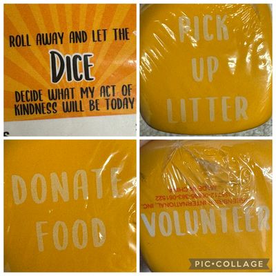 Act of Kindness Dice. Great idea for kids to learn Act of Kindness Dice. Great idea for kids to learn