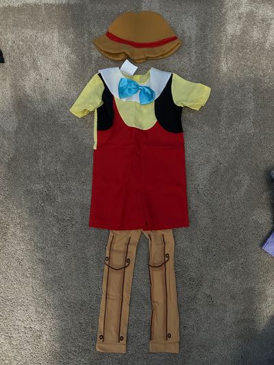 N/A Three piece toddler, Pinocchio costume 24months/2T
