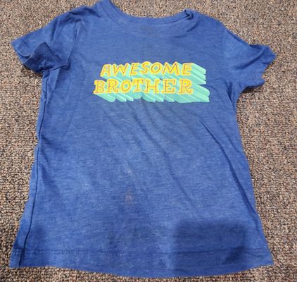 Cat and Jack Awesome Brother tshirt 2T