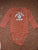 Carter's red and white striped long sleeve onesie 18 Months