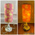 Pink/ Yellow Hawaiian Theme Desk Light 1 foot tall
