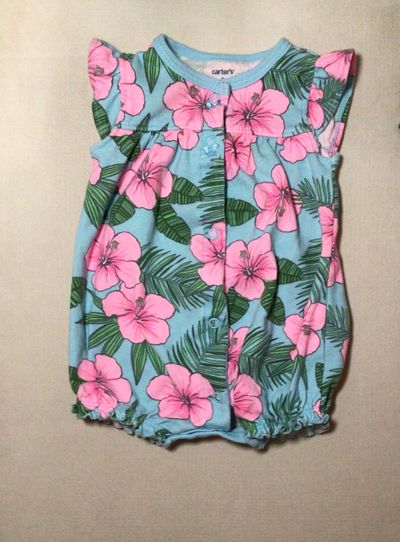Carters Tropical romper  3 Months
