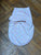 Infant fleece swaddle blanket Velcro  Newborn