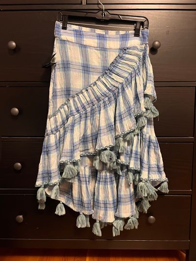 Misa New- boutique skirt linen material Women's 2