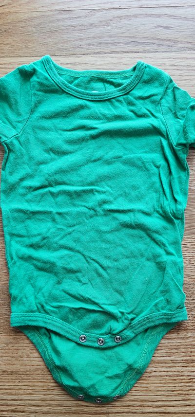 The Little Seed for Target Excellent condition green short sleeves bodysuit 6-9 Months