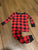 Old Navy Black Red Checker Set 18-24 Months