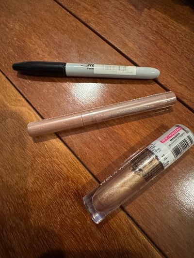 Brand, new wet and wild shadow stick and L'Oreal metallic brown tone shadow stick