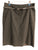 Express Black belted pencil skirt with walking slit Women's 6