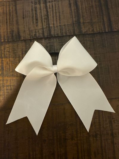 Boutique NEW 2 1/4 inch cheer bow white