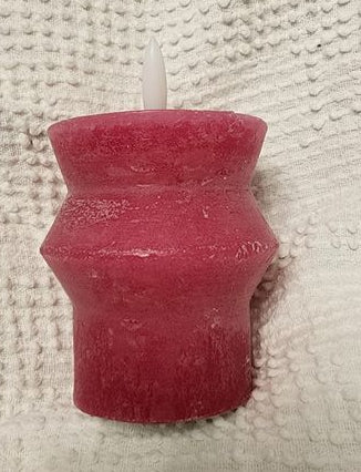 NEW LED WAX CANDLE batteries operator 3" high
