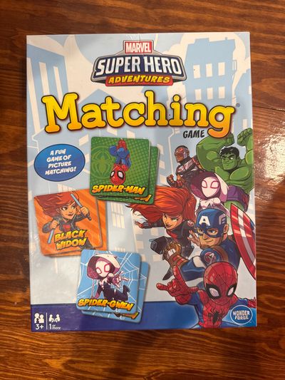 Marvel Superhero matching game