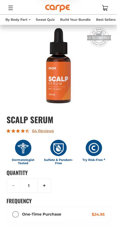 Carpe, Brand New Scalp Serum Carpe, Brand New Scalp Serum