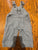 Osh kosh bgosh Gray overalls 6 Months