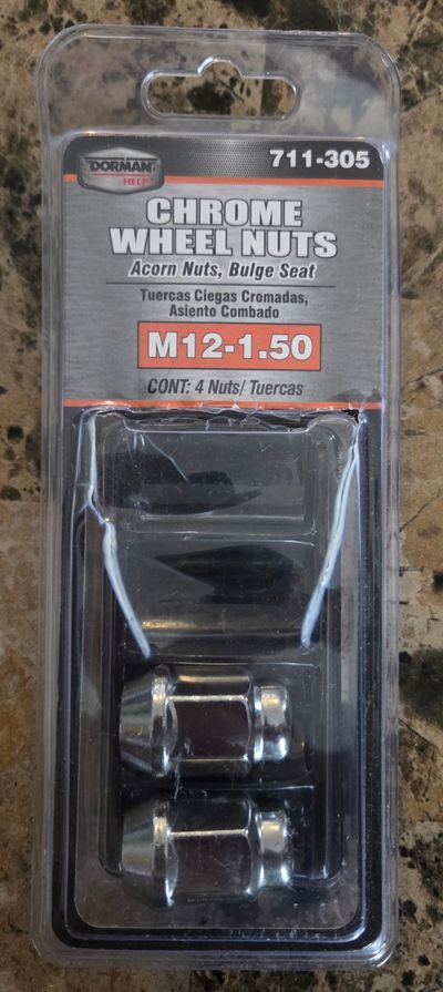 Brand New Chrome Wheel Nuts 2 pack