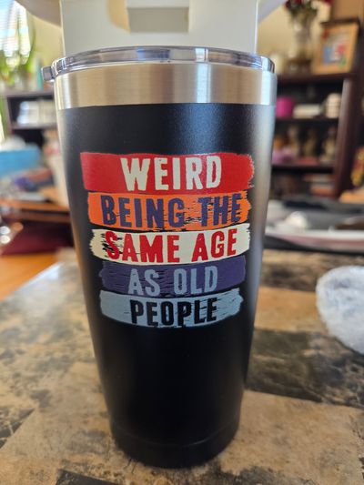 Brand New Tumbler Gift Set Old People