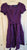 Brand New 3/4 Sleeved Purple Dress  Women's - M