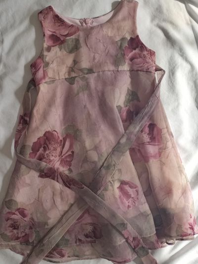 Biscotti size girls 4 Pink flower dress 4T