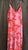 OLD NAVY RED TROPICAL FERNS ON PINK Women's XXL 18