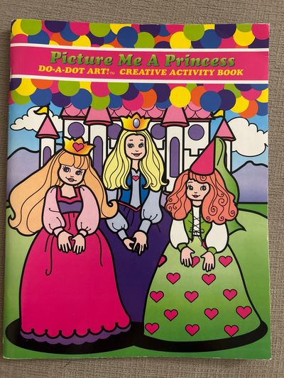 Brand new! Do a dot art Brand new Picture me a princess activity book