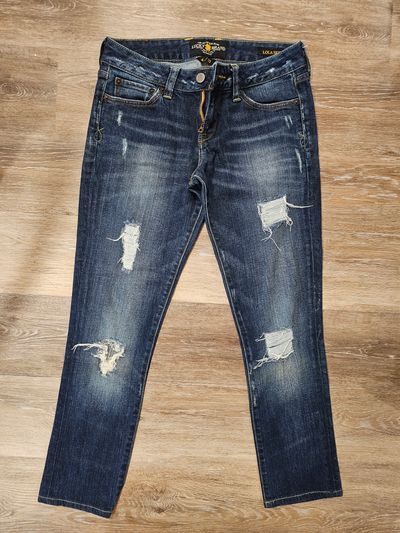 Lucky brand Ripped jeans Lola skinny size 4/27 Women's 4