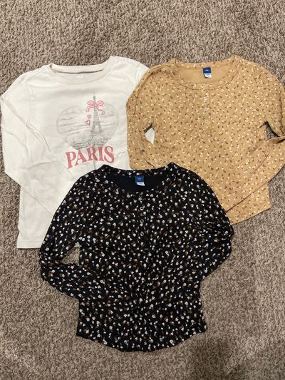 Osh kosh, old navy Long sleeve 7-8