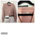 Romwe Pink button down sweater Junior S - 2