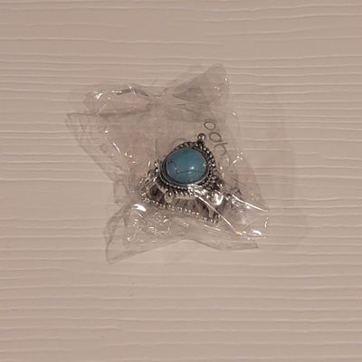 Paparazzi Silver Turquoise Multisize Ring