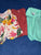Old Navy Lot of 3 tank tops- tropical, rust and mint green collar 3T
