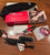 Brand new pink Tymo ring hair straightener complet Comes with everything in picture all never used retail $50