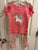 Carters 3 piece pink pajamas set with 2 short sleeve shirts and long pant 6T/6