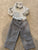 Wendy Bellissimo Two piece gray set 3-6 Months