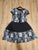 Betsey Johnson Balck/gray/white dress Women's 6