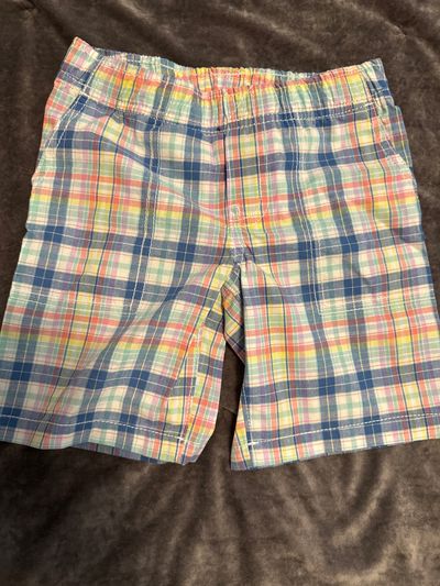 Carters Plaid pastels shorts 4T