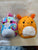 2 mini Squishmallows