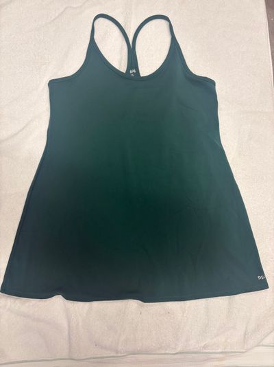 DSG workout dress 24 in long Green detachable shorts Women's - XL