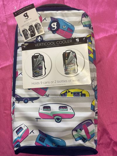 NEW - Geckobrands- verticool cooler Camping trailer print